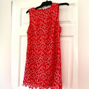 Alice+Olivia red lace dress